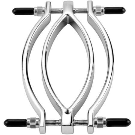 Metal Pussy Clamp Zinc Alloy Adjustable Labia Clamp Erotic Sex Clamp