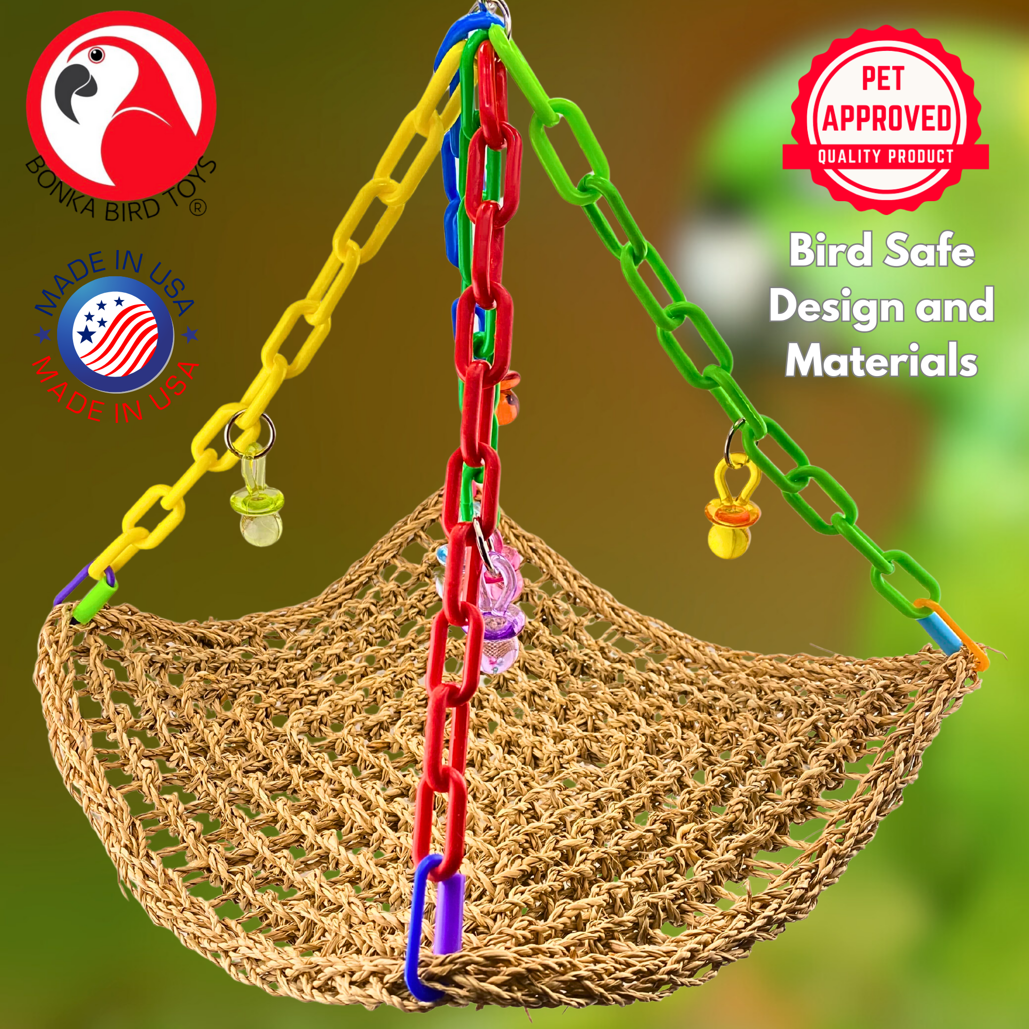 Bonka Bird Toys 1958 Large Platform Swing