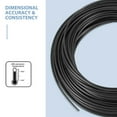 thumbnail image 6 of 10M ABS 3D 1.75mm Printer Filament for 3D Scribble Pen Printers - Black, 6 of 6