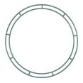 thumbnail image 4 of CATIEBYE Wire Wreath Form Set - Iron Wreath Frame for Crafting and Floral Arrangements, 1 Piece, 4 of 8