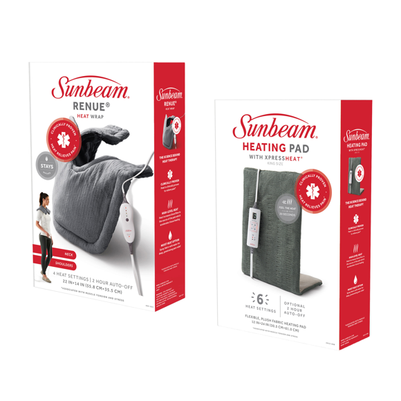 Sunbeam Renue Heat Therapy Neck And Shoulder Heating Pad