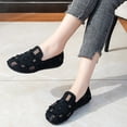 thumbnail image 2 of NOKIO Women'S Walking Shoes Women'S Breathable Sports Sneakers Women's Summer Small Fragrant Mesh Flat Bottom Hollow Breathable Large Size Single Shoes Casual Shoes, 2 of 6