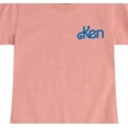 thumbnail image 3 of Barbie - Ken Emotion Grid - Girls Fitted Short Sleeve Graphic T-Shirt, 3 of 5