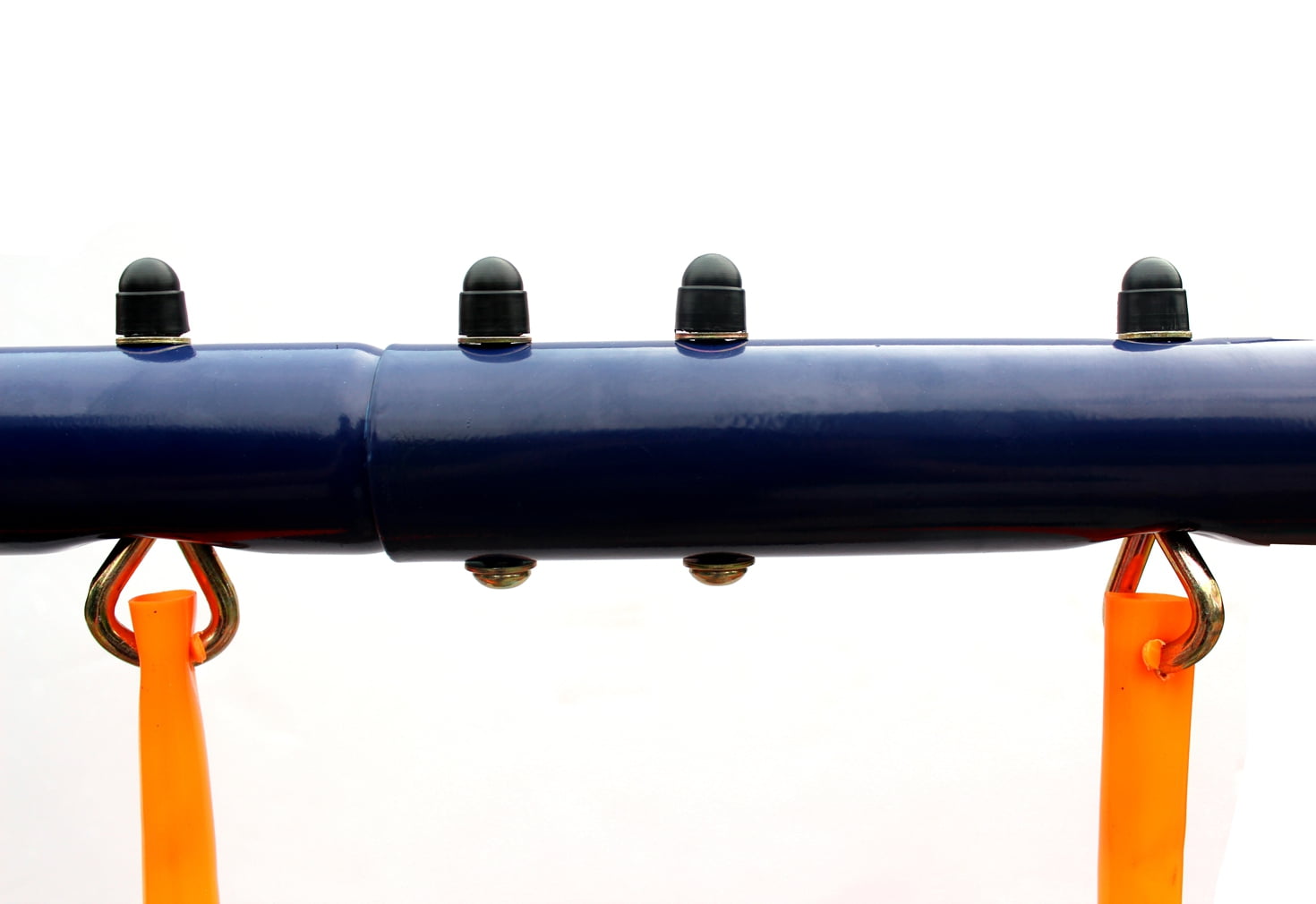 Heavy-Duty A-Frame Metal Kids Bench Swing Set, Weather Resistant Rust-Proof 2-Seater Outdoor Swing for Ages 3-8, Pre-Drilled Frame with Complete Assembly Tools for Backyard Garden Playground