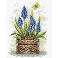 thumbnail image 2 of Sapphire Flower SM-206 Counted Cross-Stitch Kit by MP Studia, 2 of 2