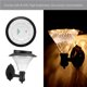 thumbnail image 4 of Inteprter Portable 8 LED montado en la pared con energía solar al aire libre valla de jardín lámpara decorativa paisaje luz Iluminación y accesorios Negro Inteprter HA025927-01, 4 of 6