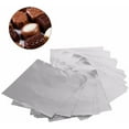 thumbnail image 4 of HTOOQ Aluminum Foils Paper Chocolate Candy Wrapping/Packing Sheets, Gold, 6x6 Inches, Pack of 200 Silver, 4 of 4