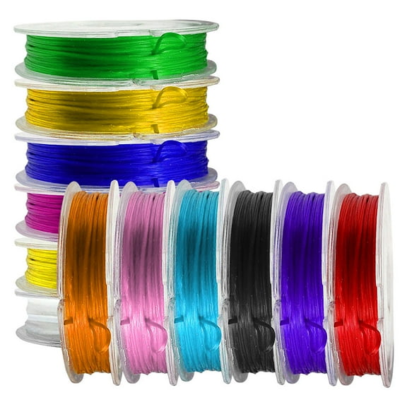 KALLORY Assorted Color Lanyard Kit for Crafts, Packaging, Keychains, and Accessories Making