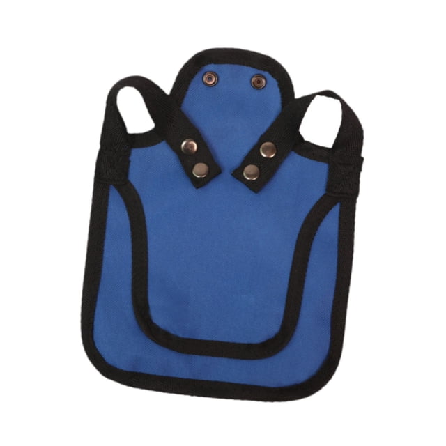 Silla de montar para pollo, protector de aves de corral para espalda y costados con hebillas de Metal, ropa Oxford con correa ajustable, delantal para Azul