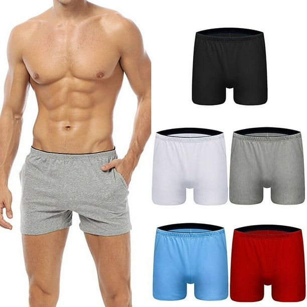 Meihuida Breathable Men Shorts Cotton Gym Sports Running Sleep Casual Short Pants Walmart