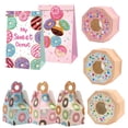 thumbnail image 1 of 6PCS Donuts Candy Paper Bags Cookies Packaging Kraft Boxes Kids Gift Birthday Party Decoration DIY Wedding Supplies, 1 of 5
