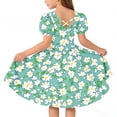 thumbnail image 6 of Piuwrlz Back to School Dresses Girls Uniform Preppy Dress A-Line Princess Skirts Green Size 15-16 Years, 6 of 8