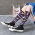 thumbnail image 5 of Naloa Gnomes And Houses Thigh High Socks Extra Long Stretchy Sock Women Over Knee High Opaque Stocking Daily Wear, 5 of 6