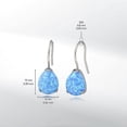 thumbnail image 5 of Limerencia Hypoallergenic Titanium Jewelry Water Drops Cubic Zirconia/Opal Earrings for Sensitive Ears Women, 5 of 6