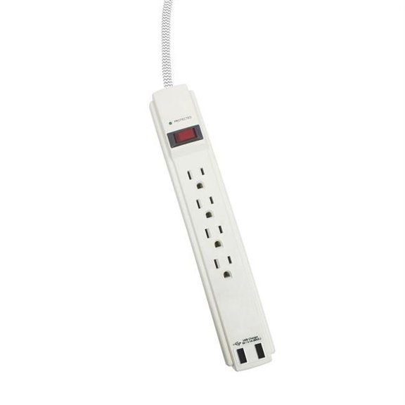 SURGE BRD 4 OUTLET WHT (Pack of 1)