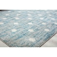 thumbnail image 6 of Isaac Mizrahi Jaxon CM50A Delightfully Dotty Geometric Contemporary Blue Area Rug, 8'3"X10'0", 6 of 6