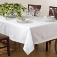 thumbnail image 2 of Handmade Basic Hemstitch Border Linen-Cotton Tablecloth (65"x104" Tablecloth), 2 of 2