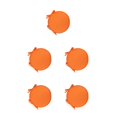 thumbnail image 3 of Cateissary Cojín de asiento que no se desvanece para taburetes de bar - Adición a cojín de muebles con lazos Cojín de silla naranja rojizo Type2 NO2, 3 of 6