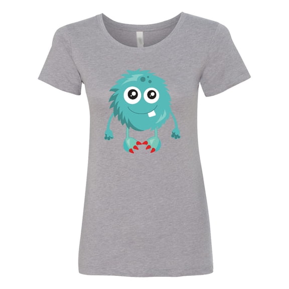 Inktastic Furry Monster, Blue Monster, Cute Monster, Silly Women's T-Shirt