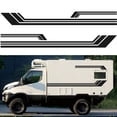 thumbnail image 3 of Premium PVC Grey Strip-Style Car Stickers - 2 Pcs Universal Side Decals, Waterproof, Anti-Corrosion, Fade-Resistant, Self-Adhesive & Removable, Cool Exterior Decoration for RVs/Vehicles, Durable, 3 of 6