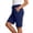 *Blue, variant on ClodeEU Women's Solid Color High Waist Workout Shorts, Casual Summer Loose Fit Comfy Shorts with Pockets Army Green,Women's Plus L