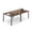 Rustic Brown, variant on 8 ft Conference Room Table for 8-10 People, Rectangular Meeting Boardroom Table for Office,White