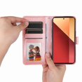 thumbnail image 4 of Funda tipo cartera GANGXUN para Xiaomi Redmi Note 13 Pro 4G , diseño girasol, cuero PU, soporte, cierre magnético, tarjetero, 4 of 5