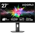 thumbnail image 1 of KOORUI 27 Pouces 3840 x 2160 (4K) 160 Hz Moniteur de Jeu IPS FreeSync Premium (AMD Adaptive Sync) 98 % DCI-P3 S2741LM, 1 of 8