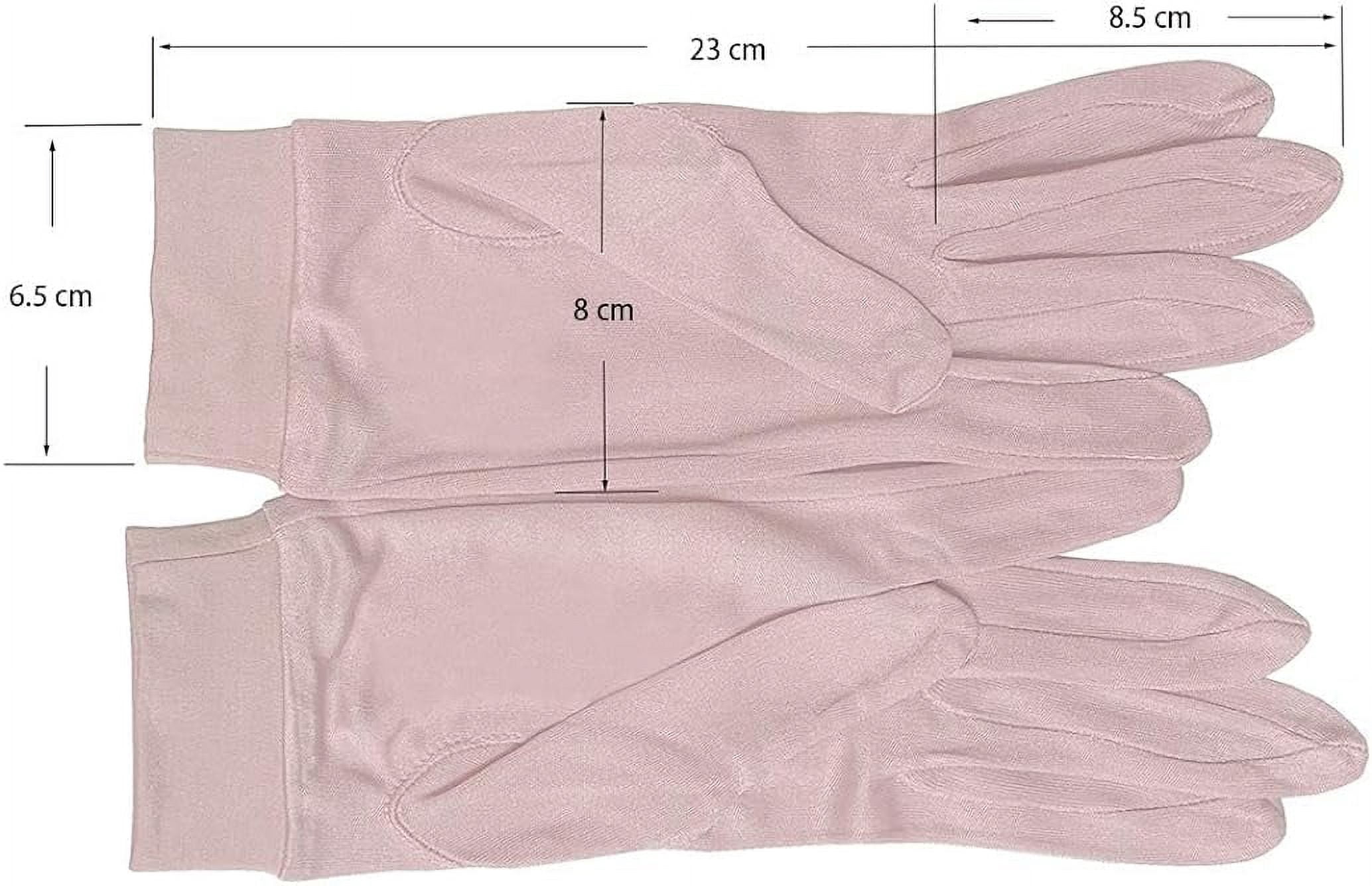 100% Mulberry Silk Thermal Liner Gloves for Skiing, Cycling, and More