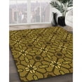 thumbnail image 3 of Ahgly Company Machine Washable Indoor Round Transitional Bakers Brown Area Rugs, 8' Round, 3 of 7