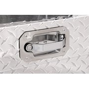 Dee Zee DZ10170L Red Label Single Lid Crossover Tool Box; .056 Brite-Tread Aluminum; Volume 8 cu. ft.; L 69.75 in. x W 20 in. x H 12.2 in.;