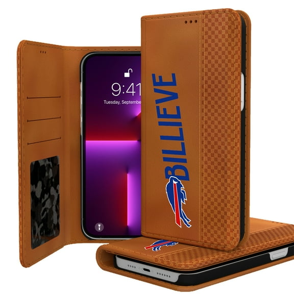 Keyscaper Brown Buffalo Bills iPhone Folio Case