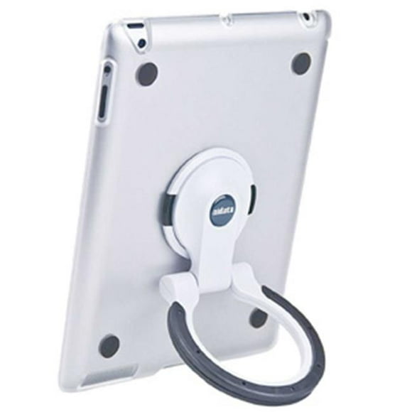 Aidata USA ISP502CWB Clear SpinStand (Gray/Black Ring) for iPad 2, 3 & 4
