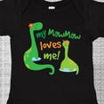 thumbnail image 4 of Inktastic My MawMaw Loves Me Grandson Boys Baby Bodysuit, 4 of 5