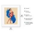 thumbnail image 2 of Brim Full of Beauty - Vintage Pin Up by Rolf Armstrong c.1937 - Fine Art Rolled Canvas Print 11in x 14in, 2 of 4