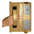 thumbnail image 6 of Allytech iPad Mini 5 Case 2019, iPad mini 4 /mini 3/ mini 2/ mini 1 Case, PU Leather Kickstand Smart Sleeves Auto Sleep Wake Detachable Shoulder Strap Cover with Cards Pocket & Hand Strap, Gold, 6 of 9
