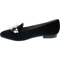 thumbnail image 3 of Bellini Womens Fabulous II Faux Suede Embellished Loafers, 3 of 5