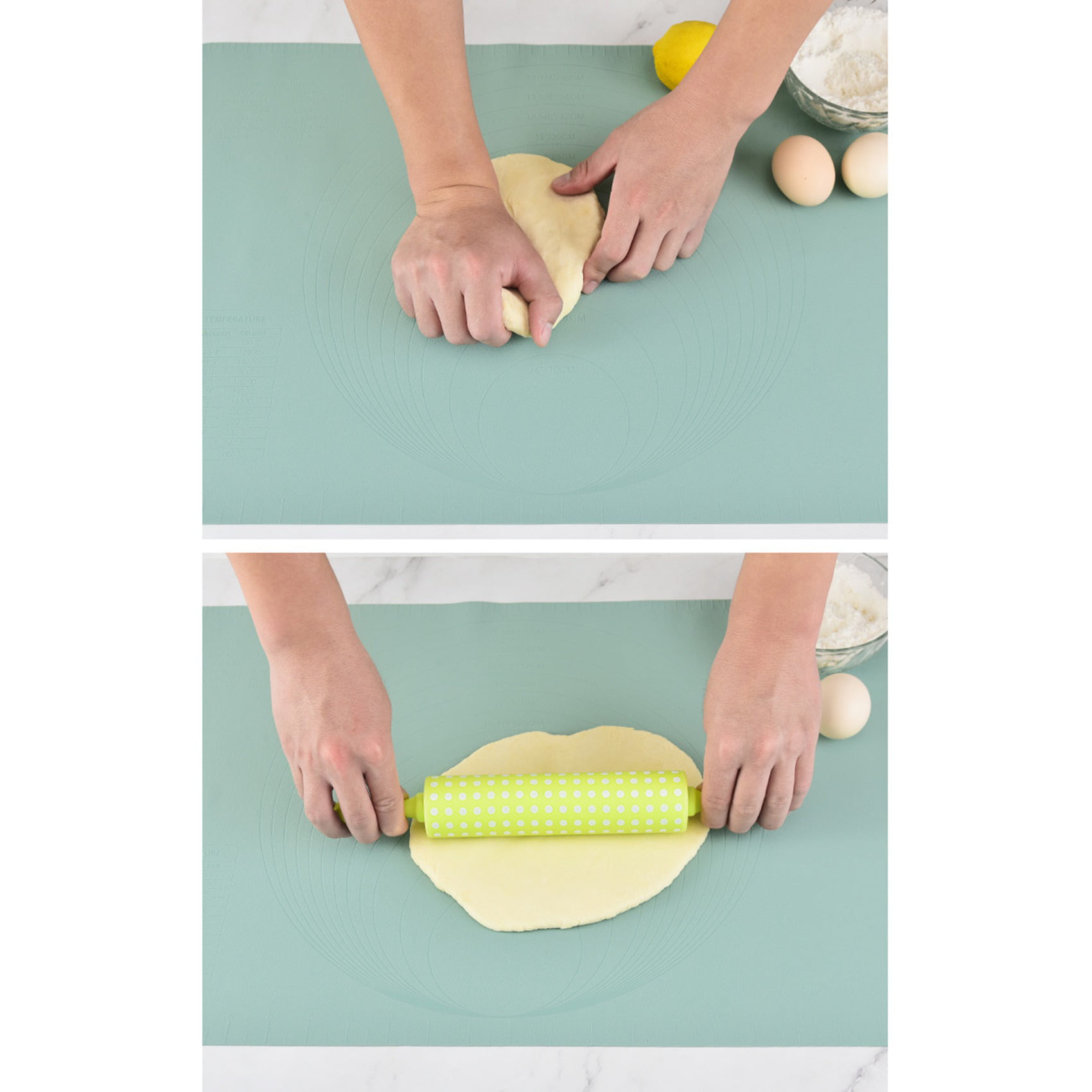 New Extra Large Kitchen Tools Silicone Pad for Rolling Dough Pizza Dough  Non-Stick Maker Holder Kitchen Tools