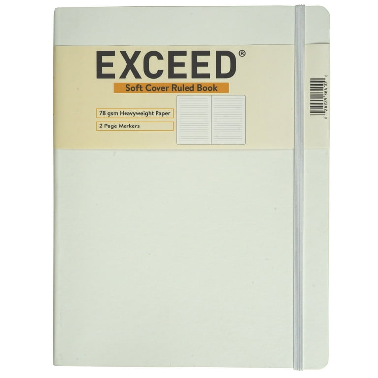 Exceed Large Journal, Dot Grid, 96 Pages, 7.5 x 9.75, Black, 86420 