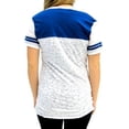 thumbnail image 2 of True Vintage Every Girl Loves a Super Hero Juniors Burnout White & Blue T-shirt, 2 of 2