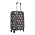 thumbnail image 3 of Daiia Garden Gnomes Luggage Cover, Thickened Washable Travel Luggage Covers, Elastic Unique Baggage Covers for 18-20 inch Luggage-Medium, 3 of 9