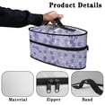 thumbnail image 5 of HELLHERO Portable Steamer Travel Organizer Zipper Lightweight Travel Iron Organizer Protective Butterfly Rabbit(Bag Only), 5 of 6