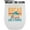 White, variant on I Like Orcas and Maybe 3 People, Orca Lover Introvert, White 12oz Wine Tumbler