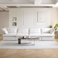 thumbnail image 4 of Sdorens Modular Sectional Sofa,Modern Linen Fabric Couch Free Combination Sofa,4-Seat Sofa for Living Room,White, 4 of 16
