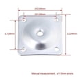 thumbnail image 3 of 4pcs Square 12 Degree Angled Furniture Leg Mounting Plates For Table Leg--, 3 of 3