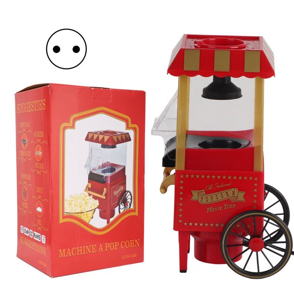 Máquina de palomitas de maíz automática retro Sincero Color Rojo