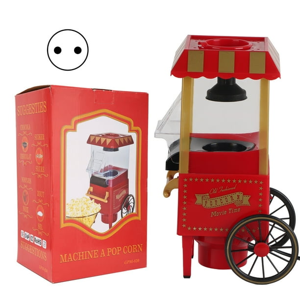 Máquina de palomitas de maíz automática retro Sincero Color Rojo