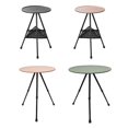 thumbnail image 2 of Table de Camping en Alliage d'Aluminium, Table Extérieure, Télescopique, Réglable, Ronde, Légère, Voyage, Randonnée, Barbecue, 2 of 4