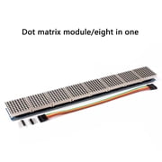 MAX7219 Dot Matrixes Module 8 Dot Matrixes Electronic Display Module 8 in 1 Display Module SCM Control Drive LED Module