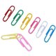 thumbnail image 1 of Mini soporte para clips de papel de colores surtidos de 1 pulgada, clips de papel recubiertos de colores para archivos, papeles, suministros de oficina, paquete de 100, 1 of 7